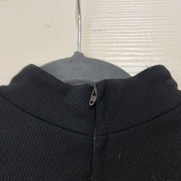 Errenno Ladies Black Wood Blend Sweater Dress - Size 40/Small - Picture 3 of 5